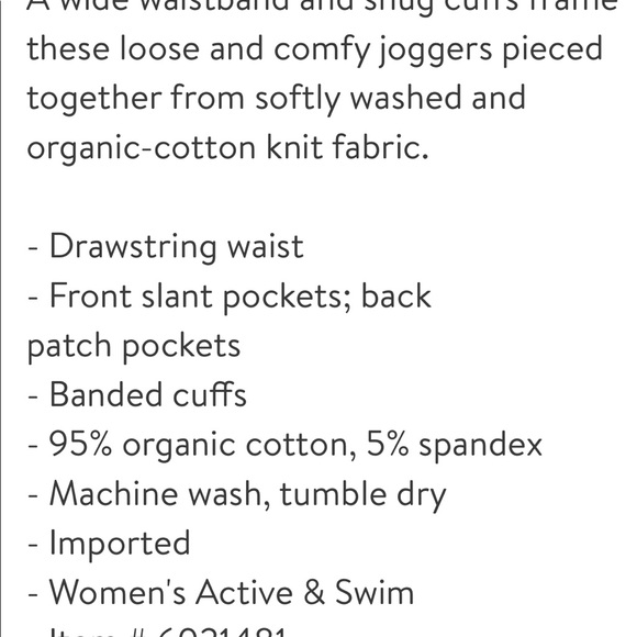 Zella Joggers - Picture 3 of 3